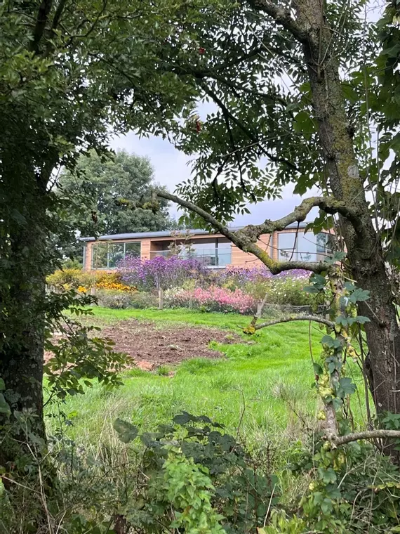 Nestled in the surrounding wildlife